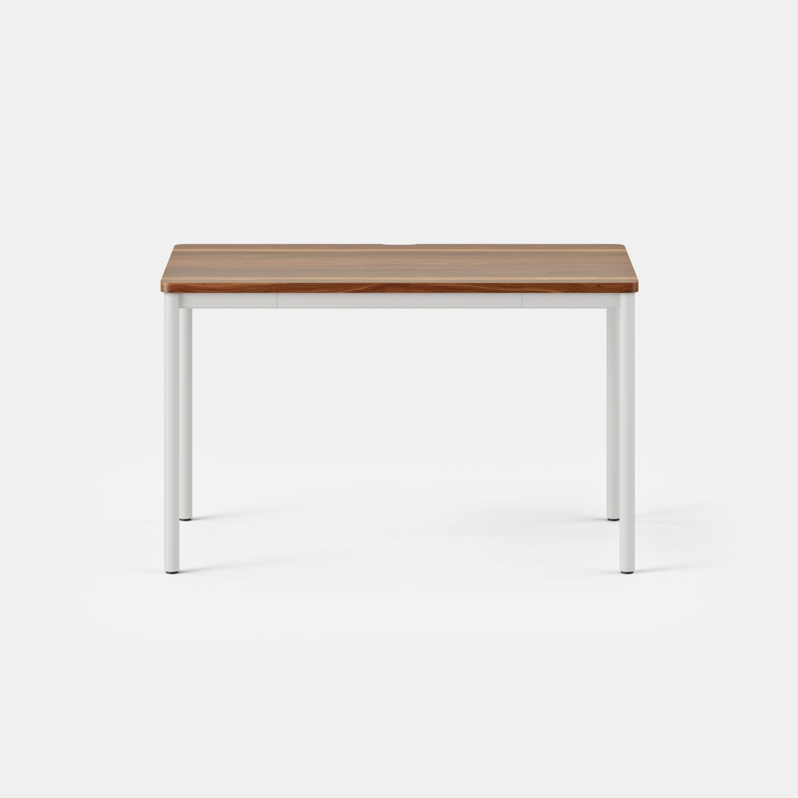 Color:Walnut/White; Desk Size:48 inches x 24 inches;