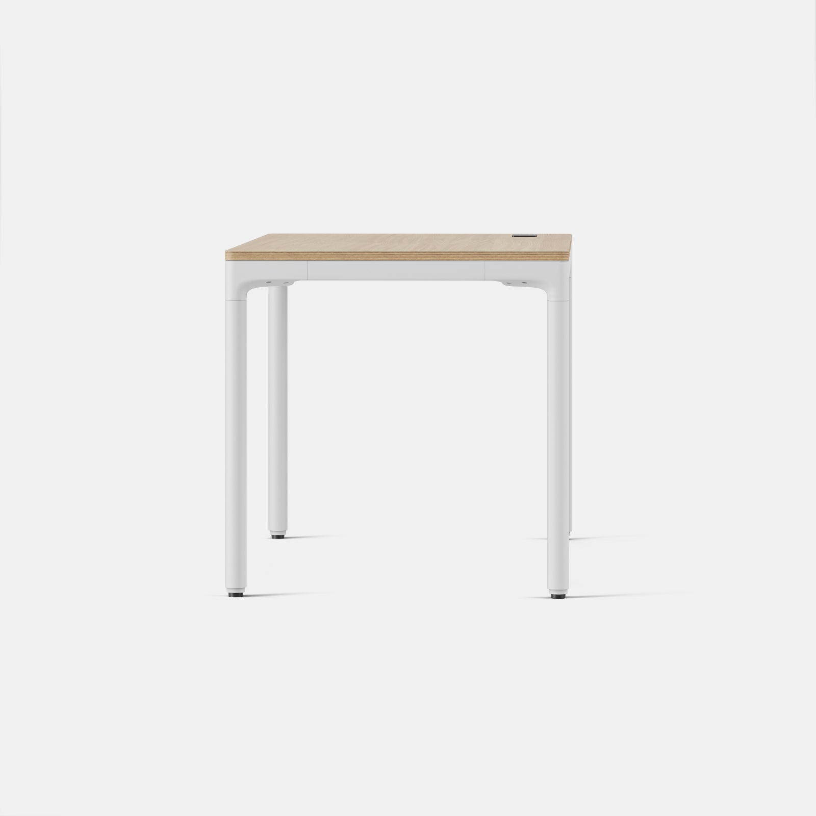 Top Color:Woodgrain; Leg Color:White; Desk Size:48 inches x 27 inches;