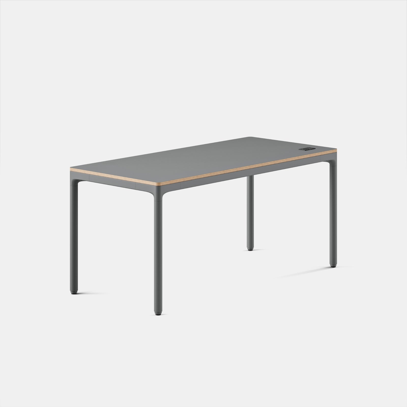 Top Color:Carbon; Leg Color:Carbon; Desk Size:59 inches x 27 inches;