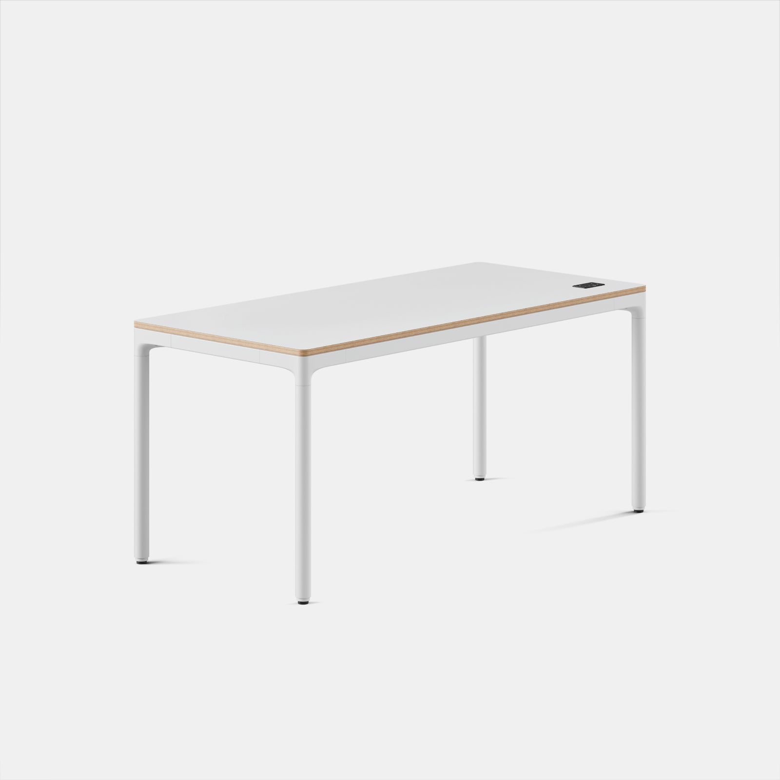 Top Color:White; Leg Color:White; Desk Size:59 inches x 27 inches;