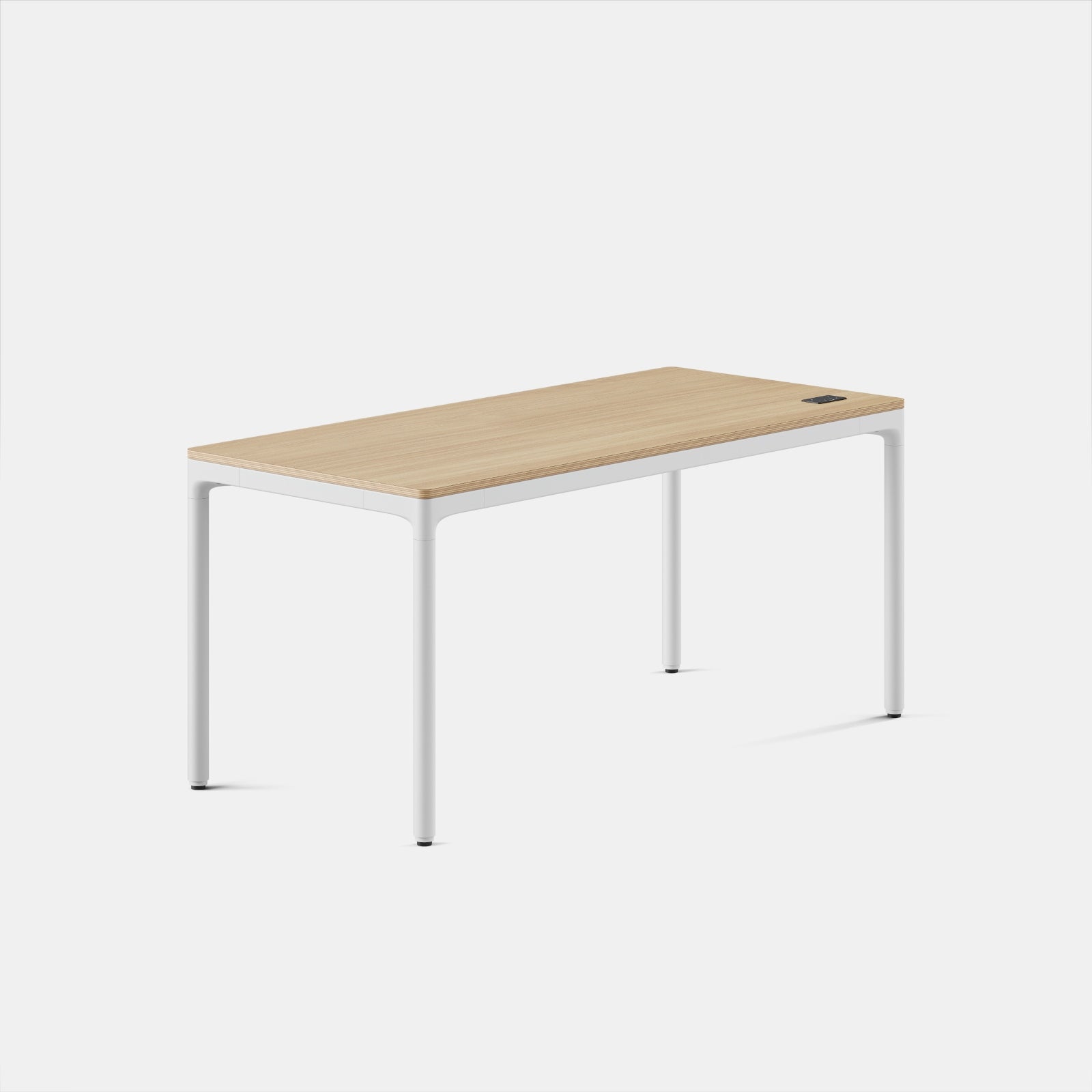 Top Color:Woodgrain; Leg Color:White; Desk Size:59 inches x 27 inches;