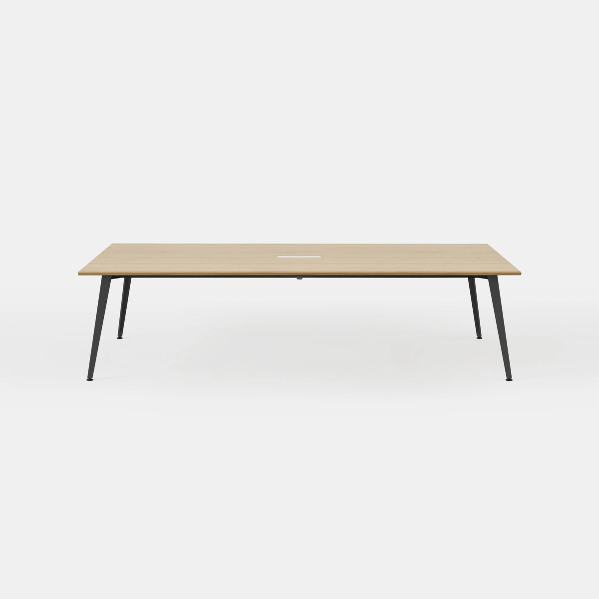 Top Color:Woodgrain; Leg Color:Charcoal; Desk Size:96 inches x 48 inches;