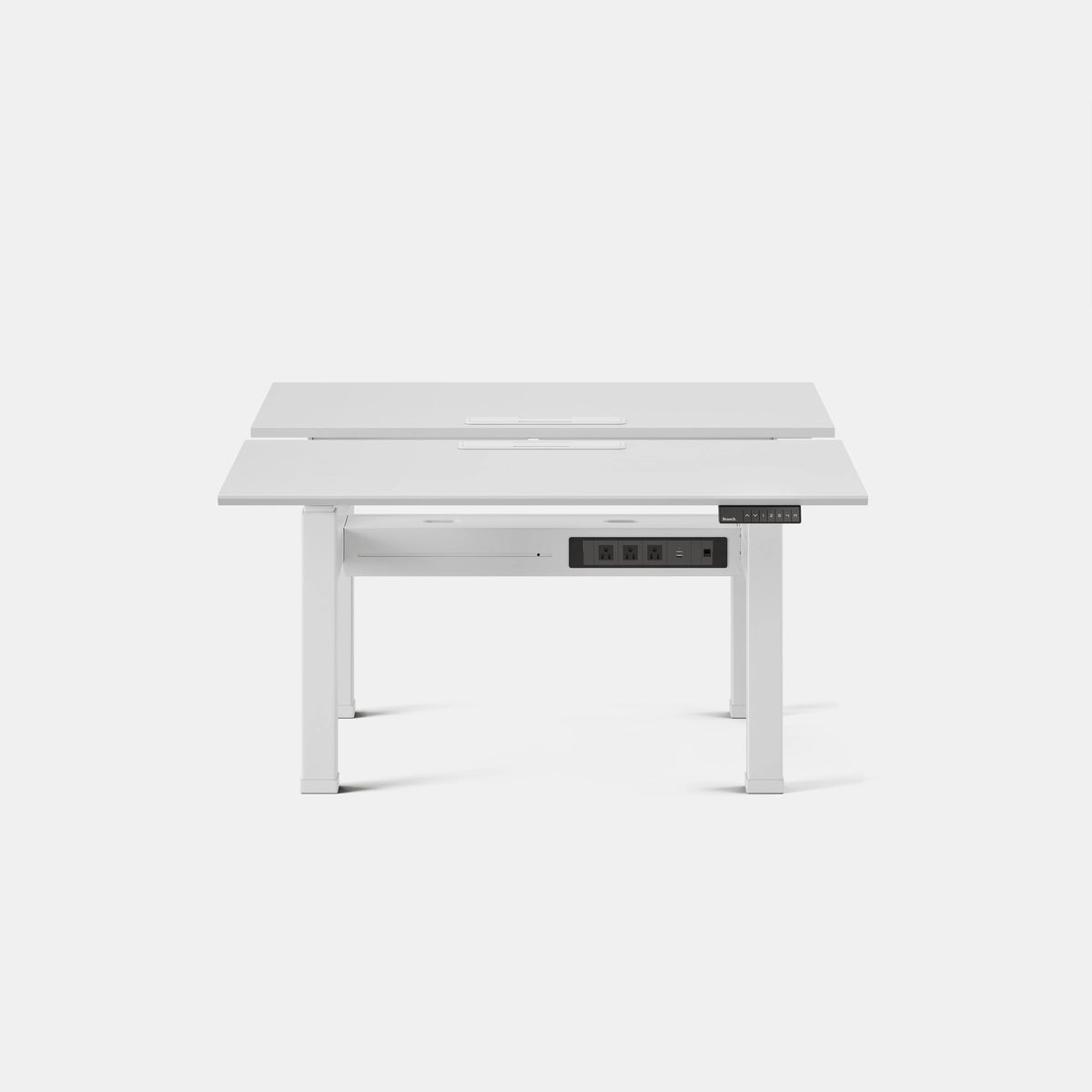 Top Color:White; Leg Color:White; Desk Size:48 inches x 30 inches;