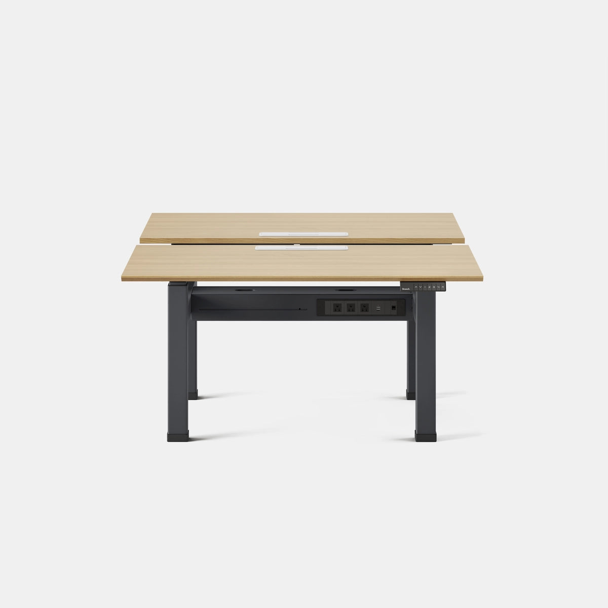 Top Color:Woodgrain; Leg Color:Charcoal; Desk Size:48 inches x 30 inches;