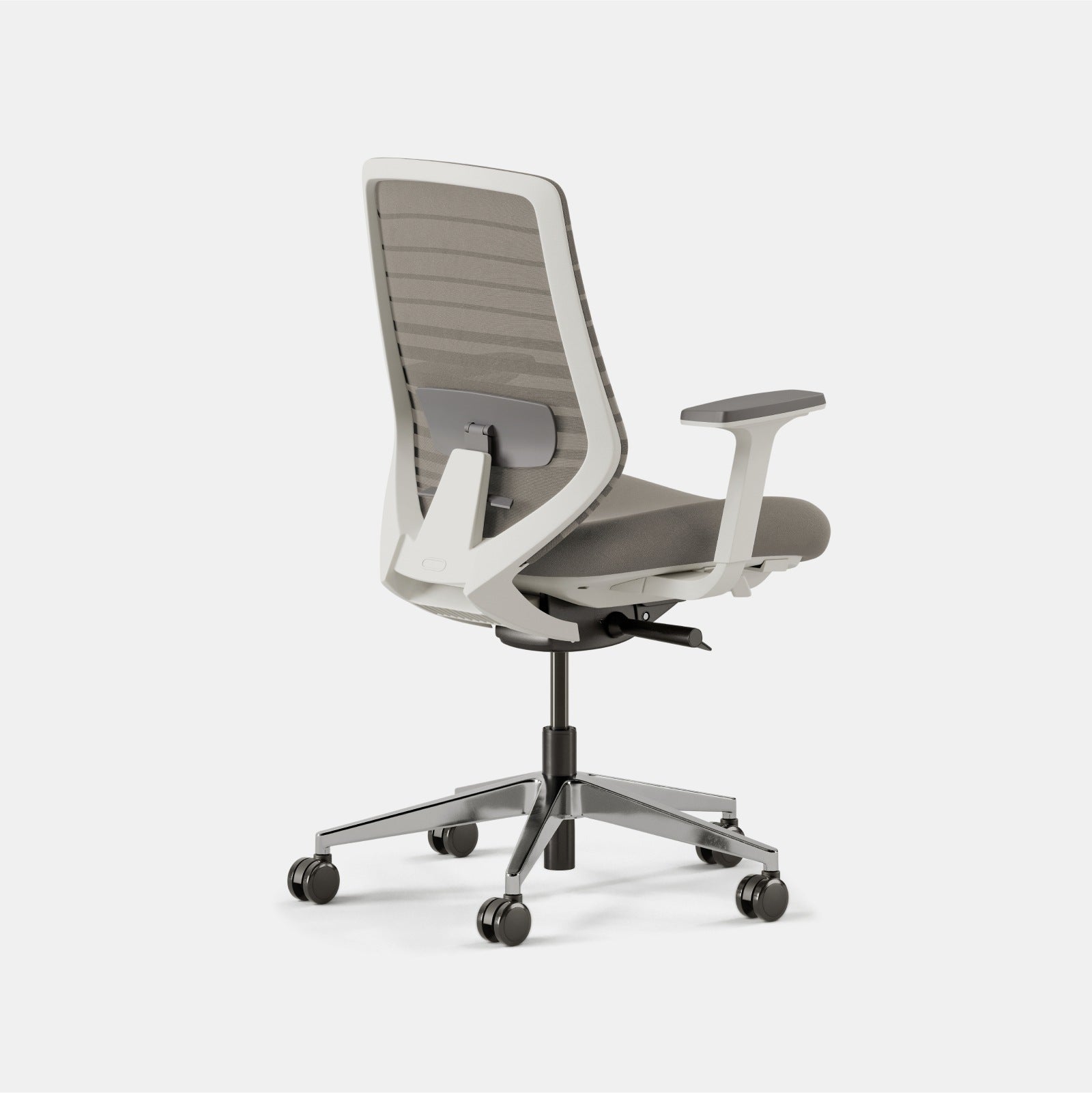 Seat Color:Gray; Frame Color:White; Condition:Like New;