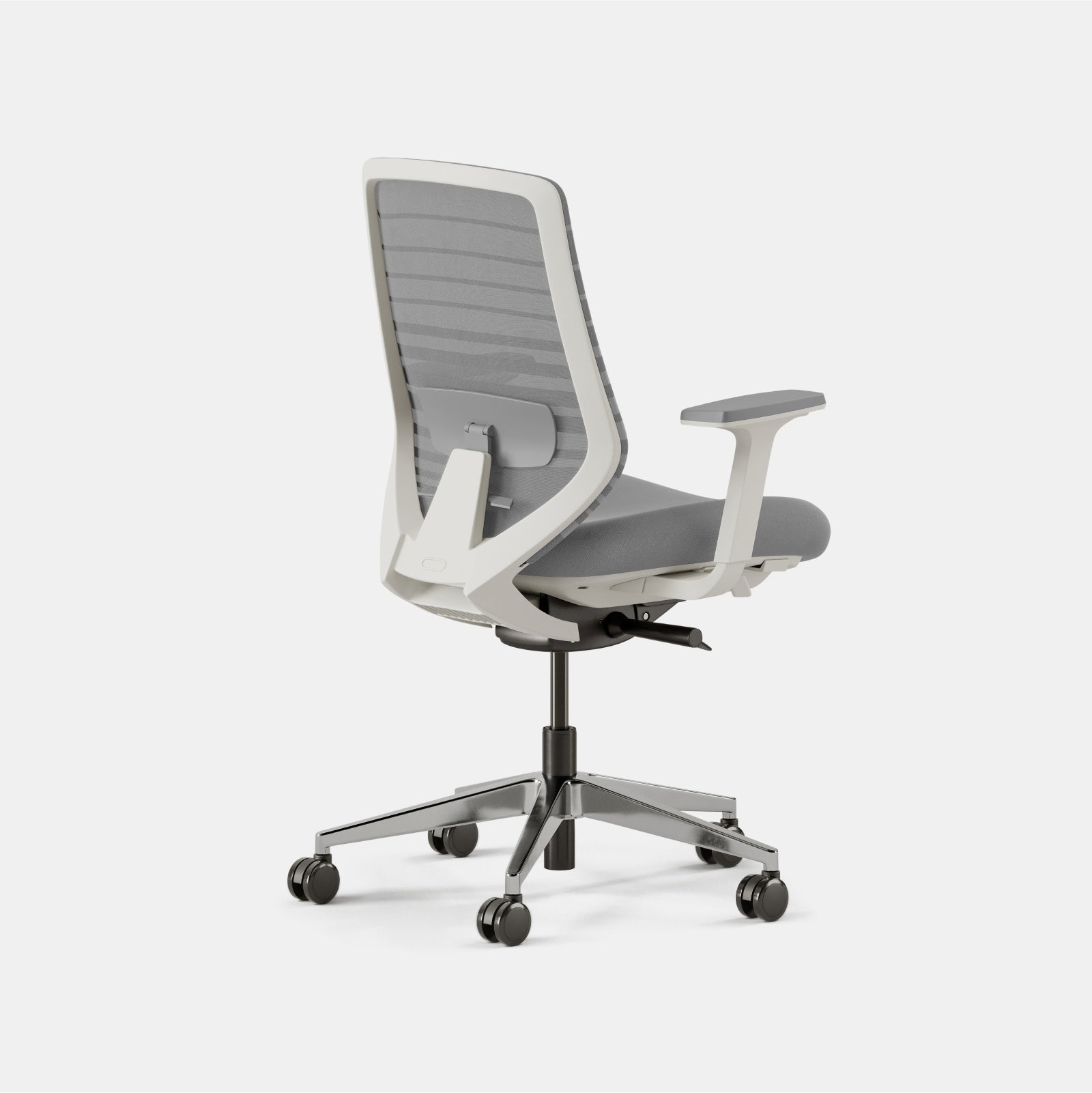 Seat Color:Pebble; Frame Color:White; Condition:Like New;