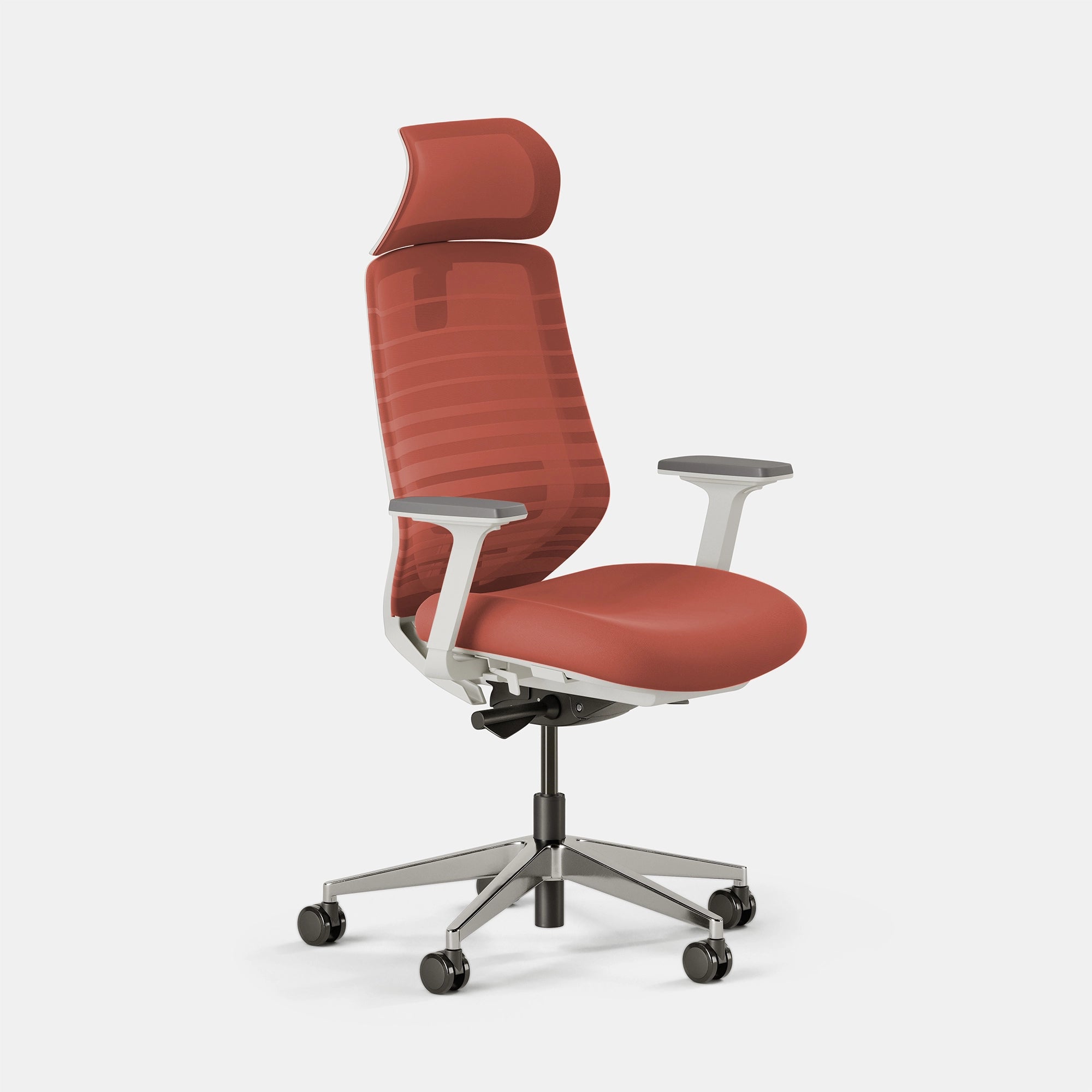 Seat Color:Poppy; Frame Color:White; Size:Standard