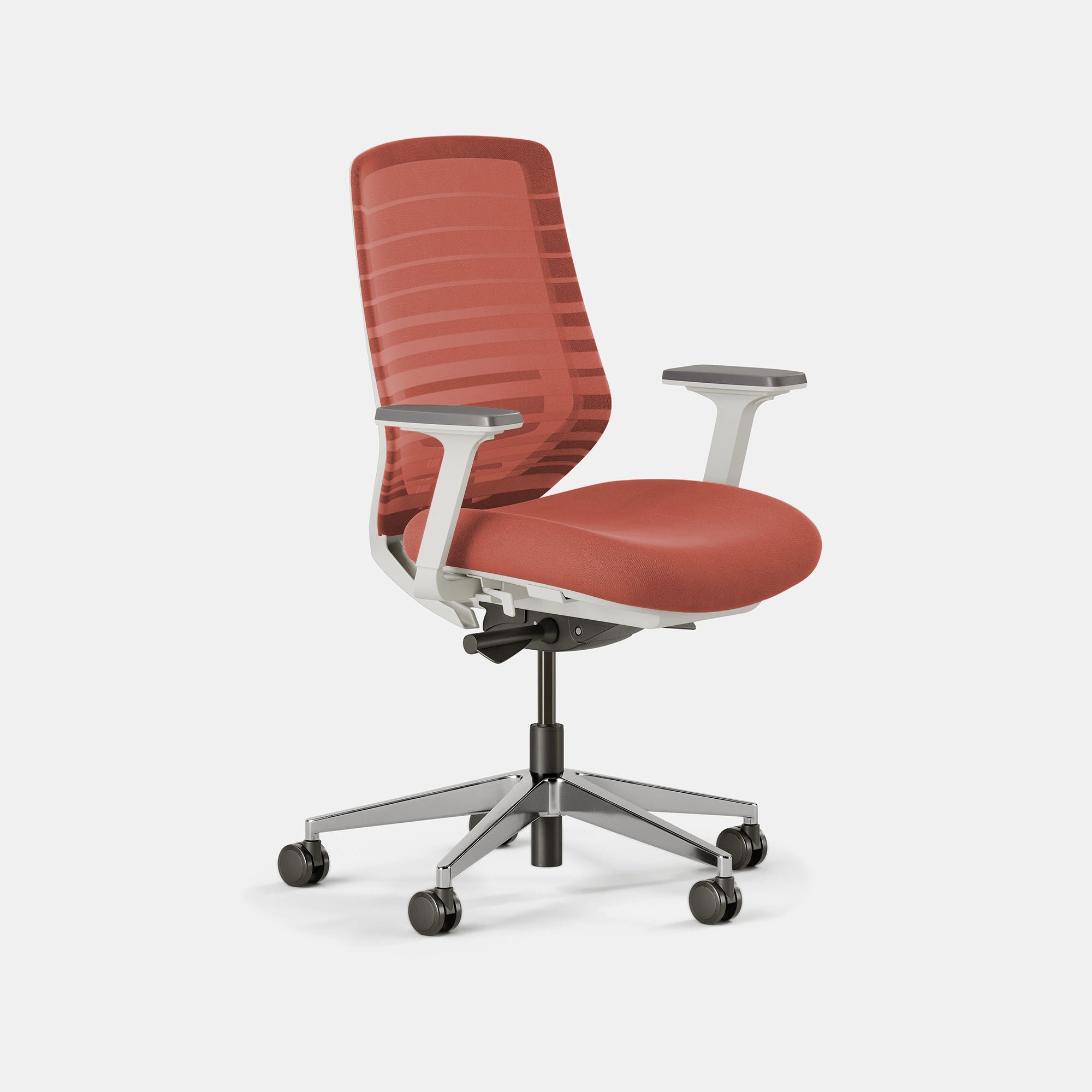 Seat Color:Poppy; Frame Color:White; Size:Standard