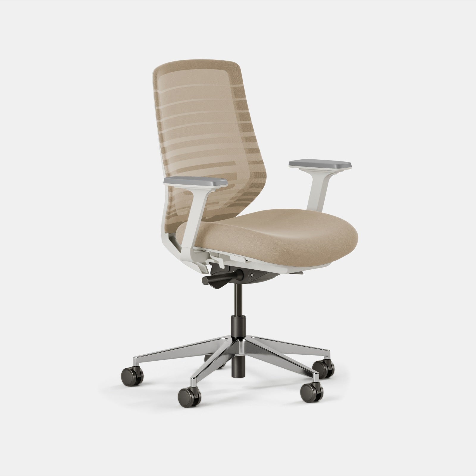 Seat Color:Sand; Frame Color:White; Condition:Like New;