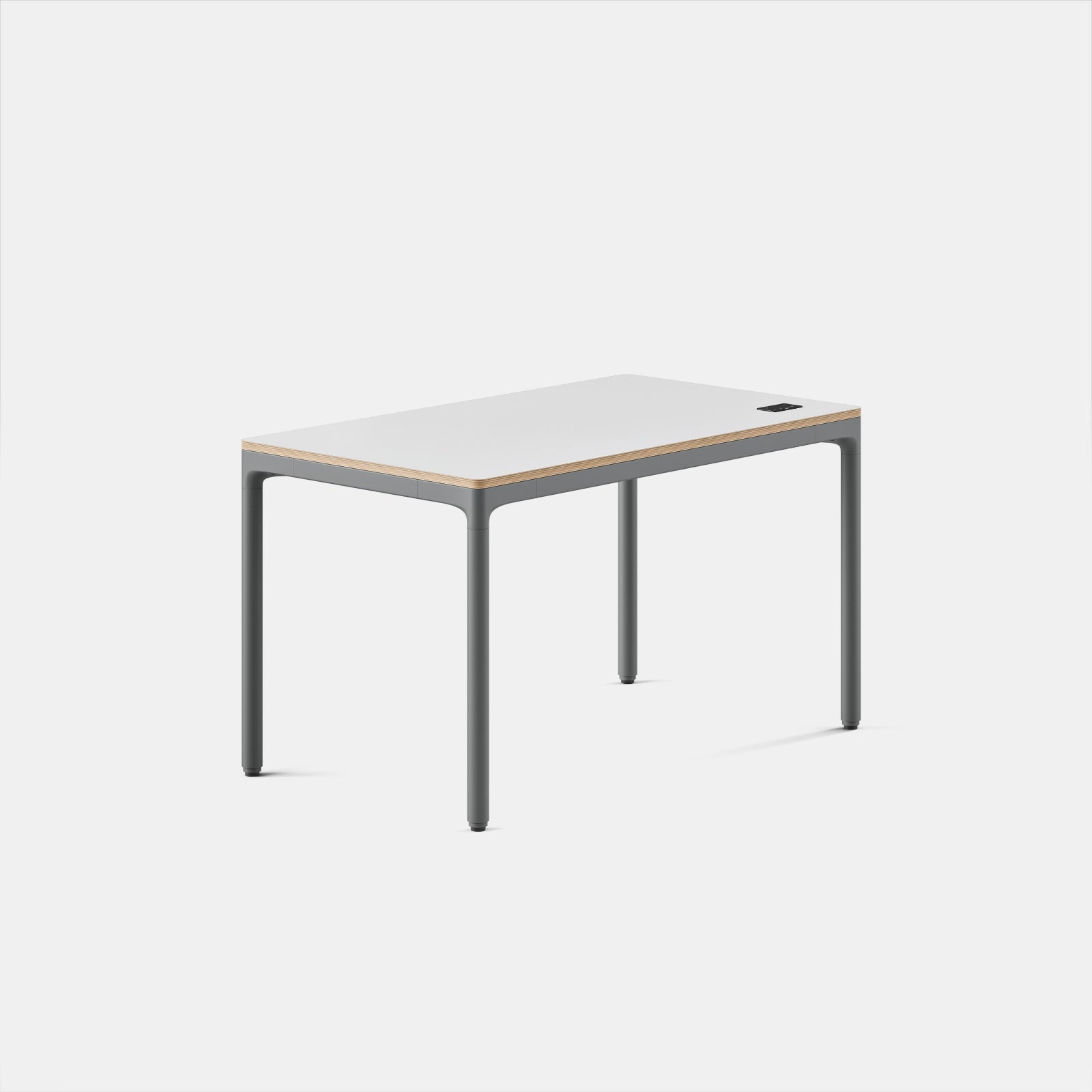 Top Color:White; Leg Color:Carbon; Desk Size:48 inches x 27 inches;