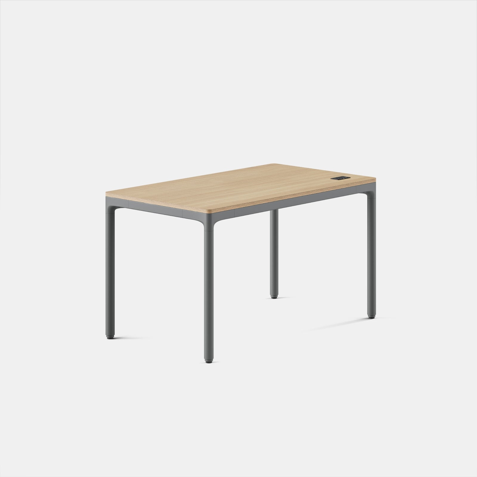 Top Color:Woodgrain; Leg Color:Carbon; Desk Size:48 inches x 27 inches;